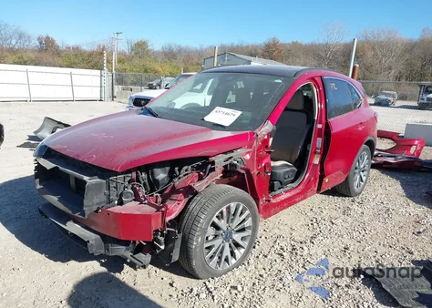 2020 Ford Escape Titanium Hybrid z USA, uszkodzony, nr VIN 1FMCU0DZ7LUC73097